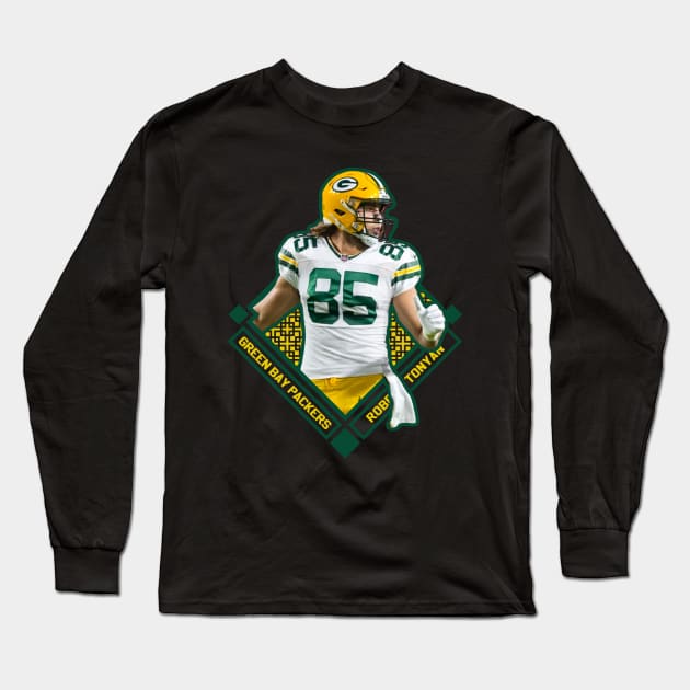 ROBERT TONYAN GREEN BAY PACKERS Long Sleeve T-Shirt by hackercyberattackactivity